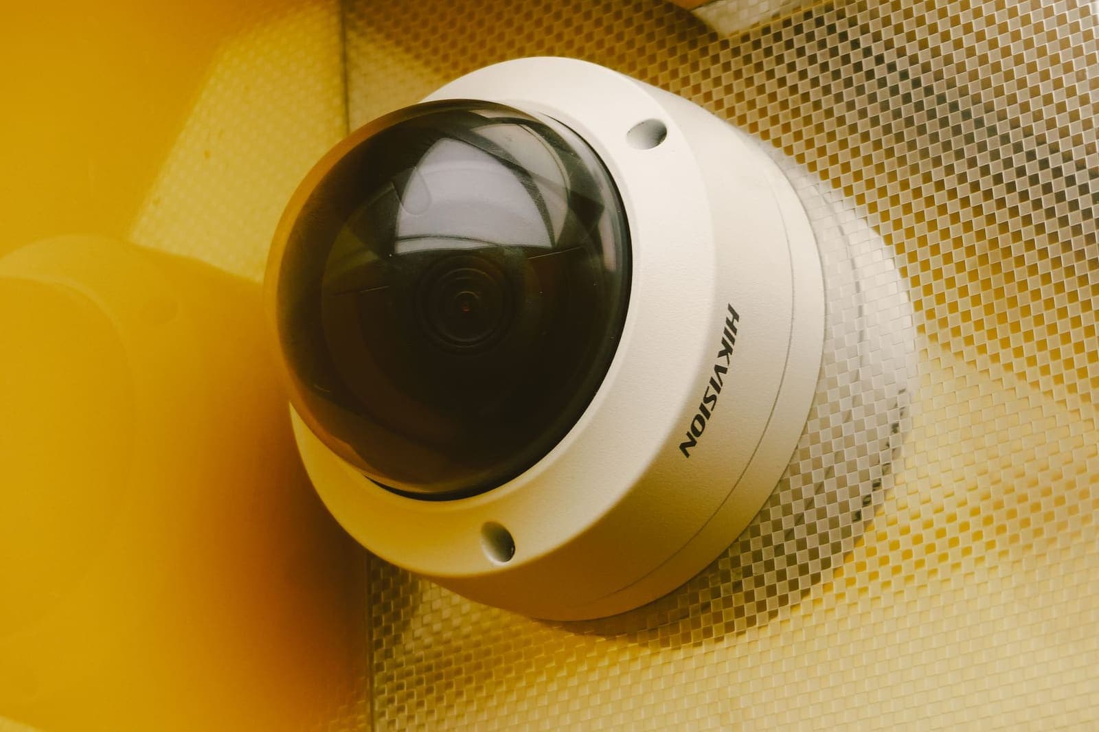 CCTV surveillance camera installed on a commercial building